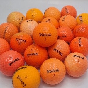 [중고] 볼빅 칼라볼 B등급 오렌지 50개 로스트볼